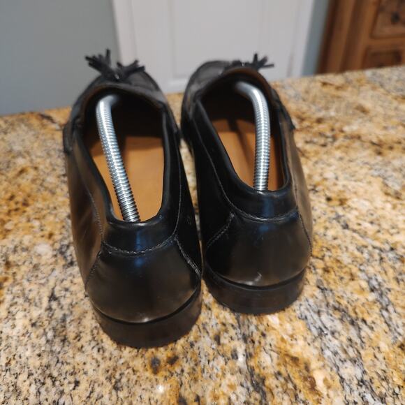 Cole Haan Men's Black Leather Tassel Loafers Size 11.5 D Item ID 03506 - Picture 9 of 12